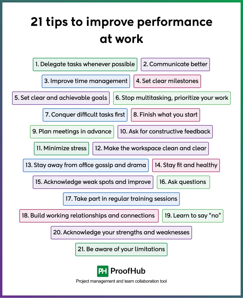 24 Best ways to improve work performance